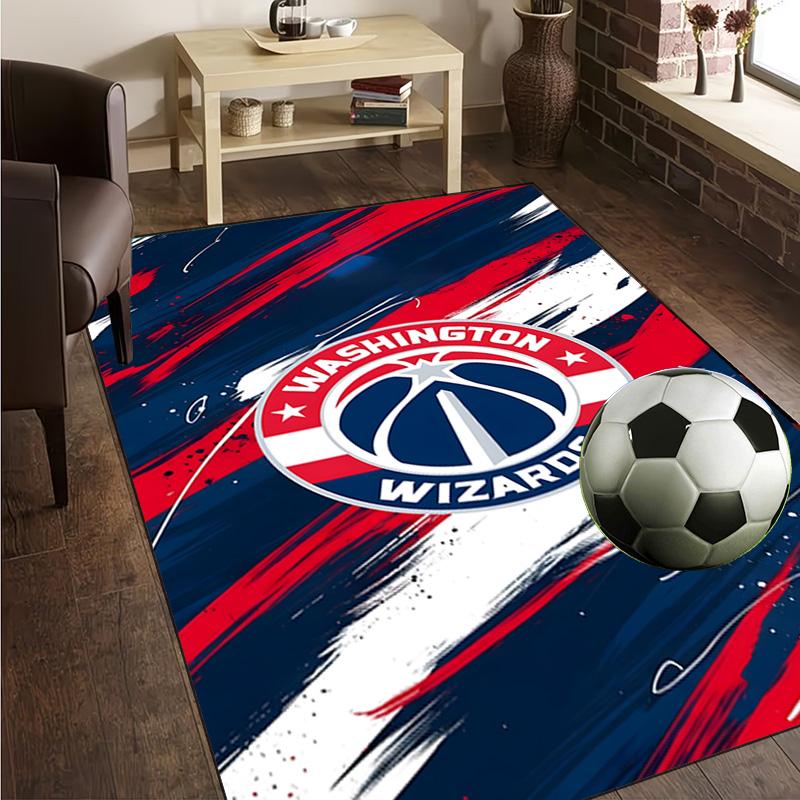 Washington basketball Stars Rug Office Carpet Non-Slip Mat, Chair Rug Floor Covering for Gaming, Bedroom, Living Room , Home Decor Christmas Gift