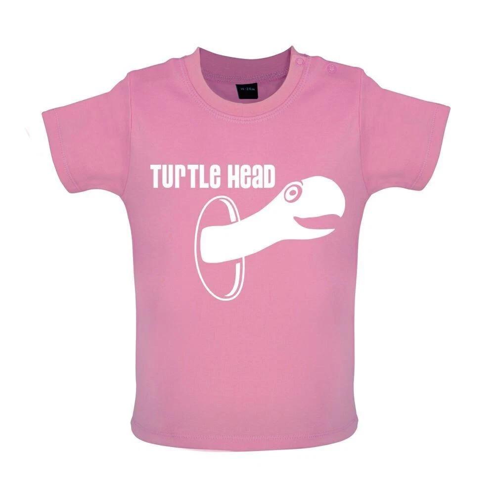 

Turtle Head -Baby Kids Boys Girls Unisex T-Shirt / Romper Tees Top- Funny Poop Shit Turtlehead Retro 140