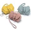 PU Leather Baby Elephant Coin Purse Women's Bag Pendant Creative Card Holder Storage Lipstick Envelope Zipper Money Bag