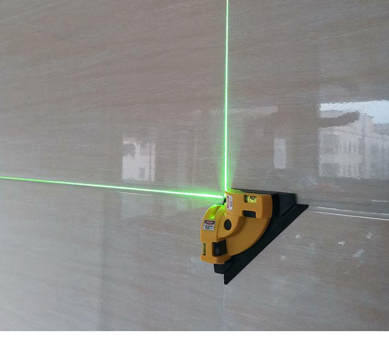 High-Precision Green Infrared 90° Angle Laser Level Tile Sticker