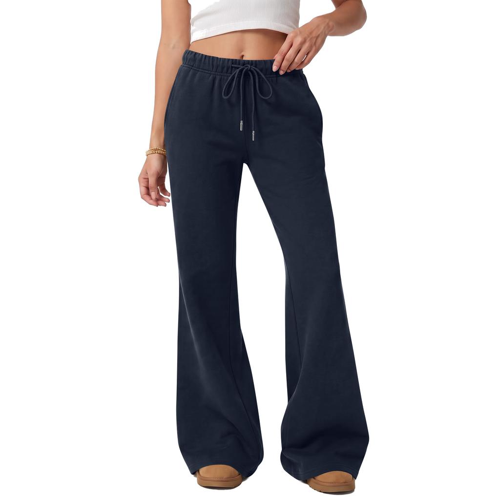 Women's Jogger Sweatpants with Pockets, Color Casual Pants with Cuffs
