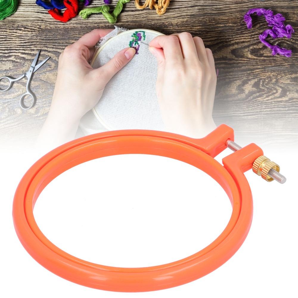 Colorful Embroidery Hoop Plastic Plastic Hoop Durable Cross Stitch Hoop For DIY Art