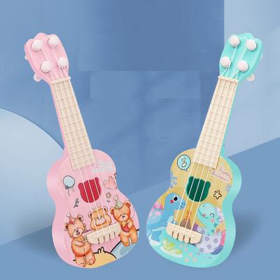 Kindergitarre Musikinstrument Ukulele Musik Montessori Spielzeug für Kinder Lern- und Bildungsspielzeug Weihnachts-Geburtstagsgeschenk
