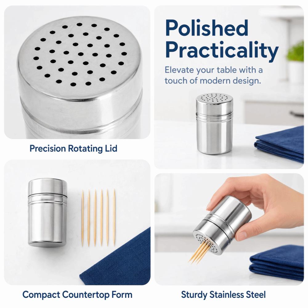 2PCS Stainless Steel Chocolate Dessert Mold Perforated Lid Pudding Mould Kitchen Counter