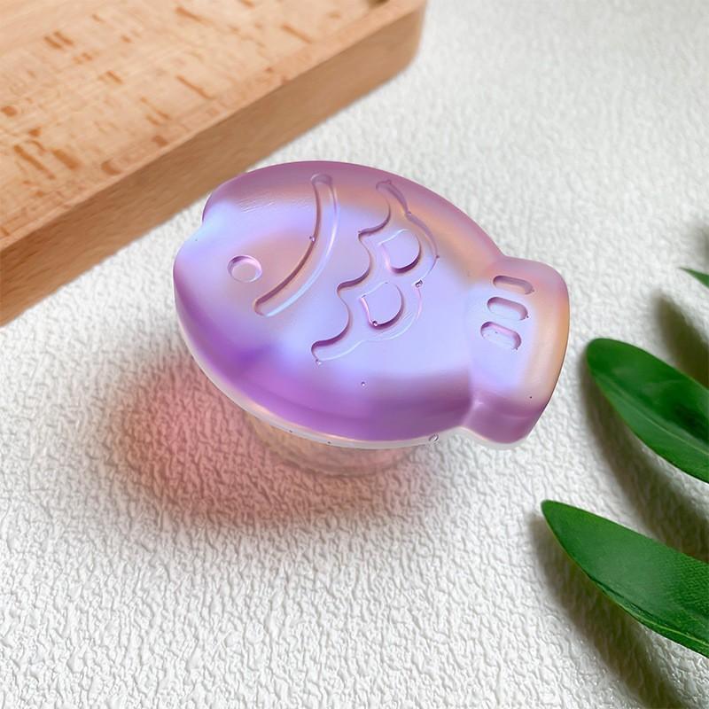 Mobile Airbag Holder Korean Ins Niche 3D Laser Small Fish Cute Colorful Retractable Ring Buckle