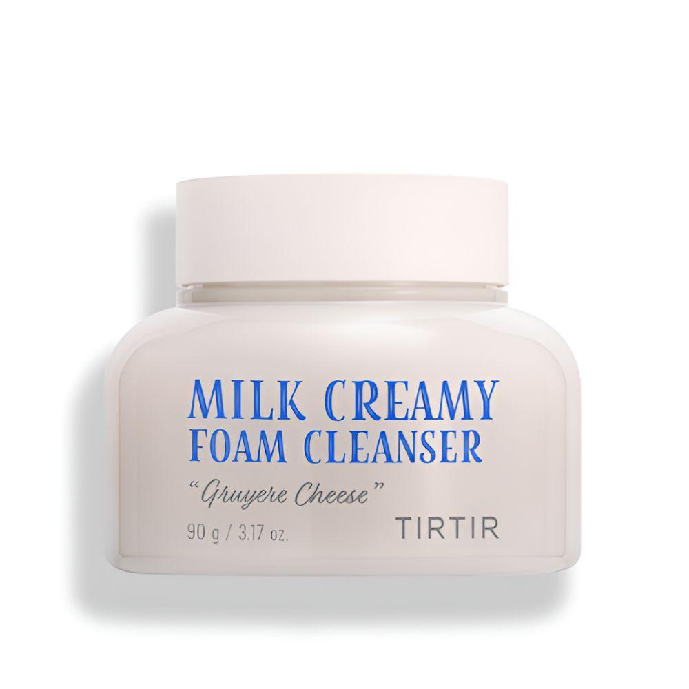 TIRTIR Milk Creamy Foam Cleanser 90g Hydrating Gentle Face Wash Daily Cleanser