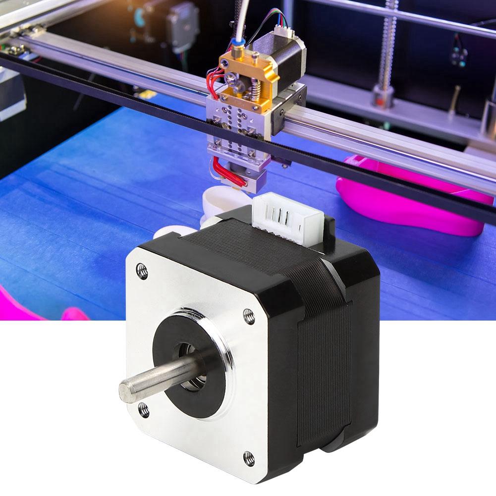 Silnik krokowy drukarki 3D 2-fazowy Moc znamionowa 0,05 kW Zestaw akcesoriów Komponenty elektroniczne42?40