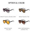 Fashion Vintage Retro 70s Sunglasses for Women Men Classic Large Square Frame Trendy Multicolor