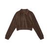 JNBY 24 Autumn Polo Collar Pullover Sweatshirt