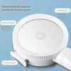 Bathroom White Handheld Supercharged Shower Water Filter Nozzle Household One-Click Stop Water