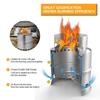 Mini-A Special High Temperature Resistant Anti Deformation 309L-m Stainless Steel Wood Stove Tent Stove Folding Portable Wood