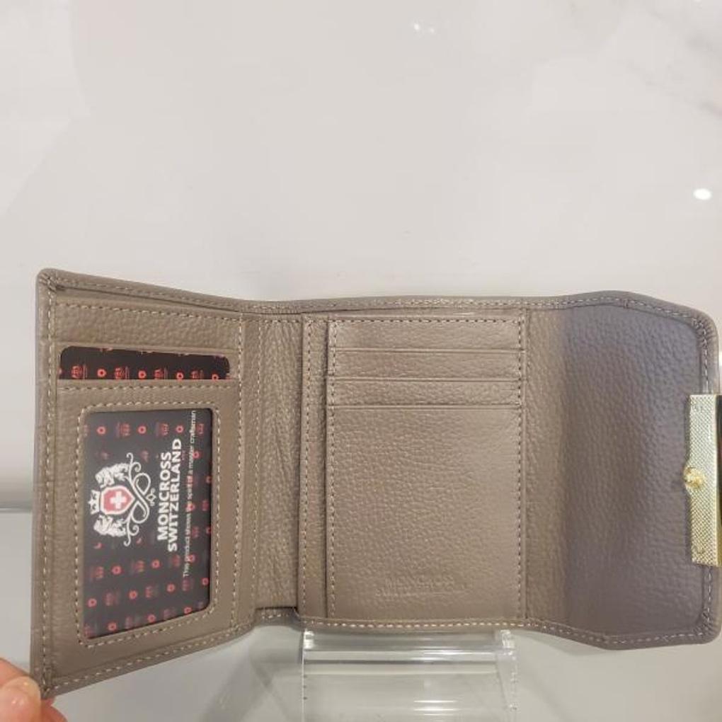 Portefeuille demi-lune pour femme Moncross GYAW19165 en cuir de vachette