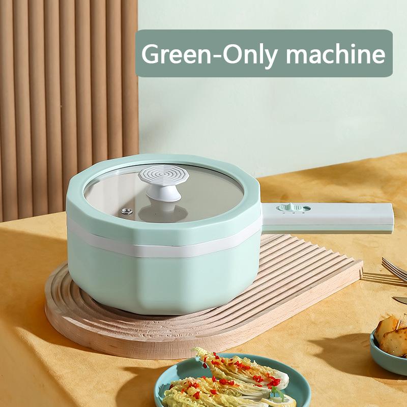 

DMWD 110/220V Electric Cooking Pot 1.5L Mini Cooker Hot Pot Porridge Soup Maker Frying Pan Breakfast Maker Ceramic Glaze Liner 220V