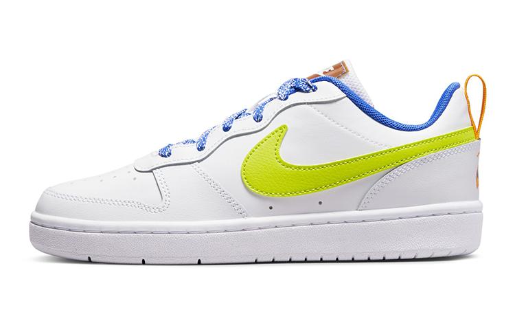 Nike Court Borough Low 2 Fabric Casual Low top Skateboard Shoes White Green DQ7770-100 35.5