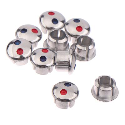 10 Pezzi Maniglia Rubinetto Segno Acqua Fredda Etichetta Rossa Blu Copertura Decorativa Rubinetto Miscelatore Cucina Bagno Indicare Per Maniglie Rubinetto