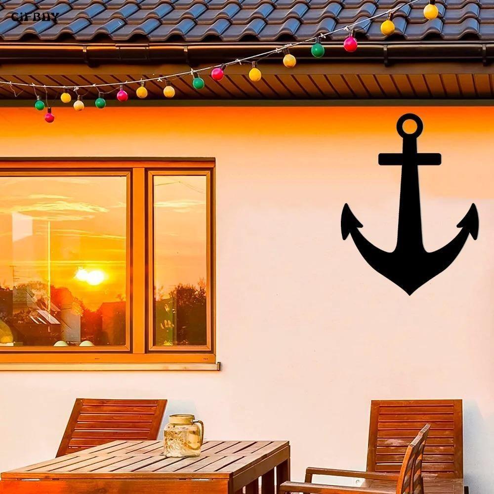 Black Wrought Iron Anchor Wall Decor Home Art