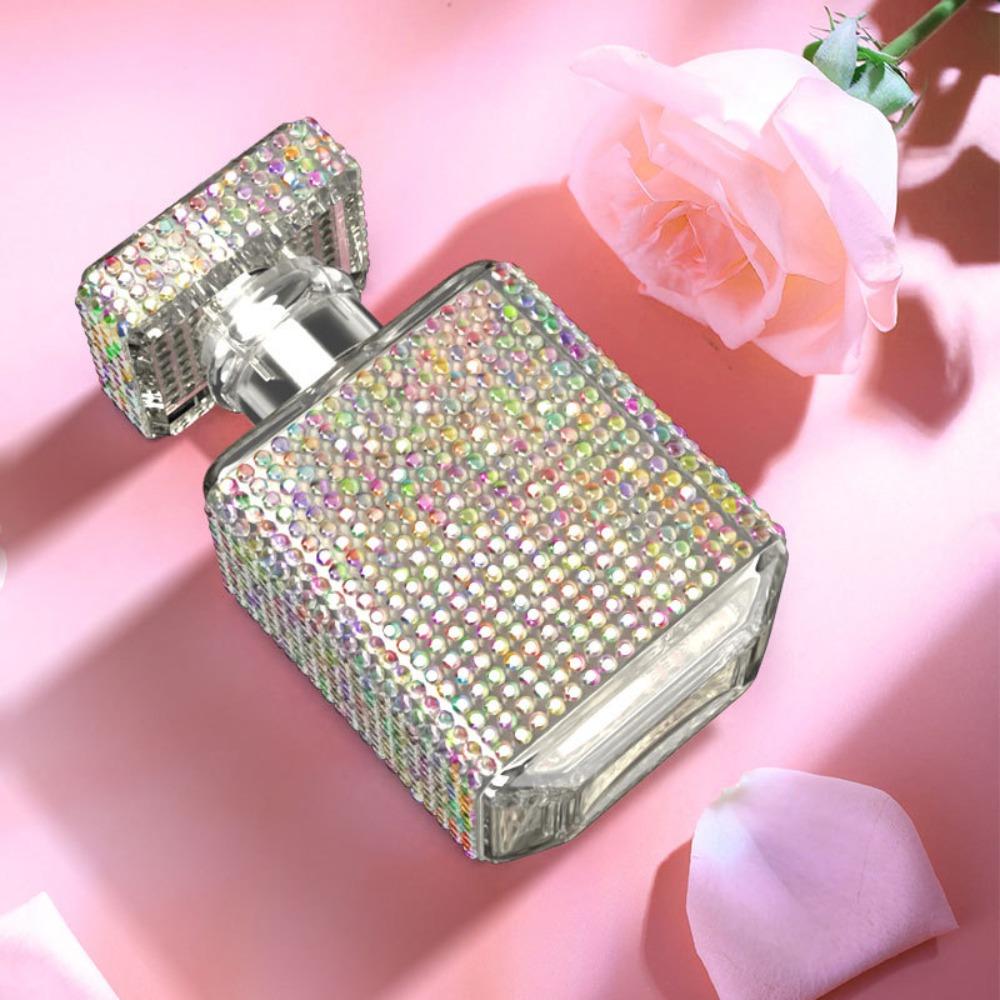 Luxury Shiny Spray Jars Press Type Travel Spray Bottle Glass Perfume Bottle  Liquid Container