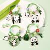Chinese Style Panda Keychain Pendant - Cartoon Design, Creative Bag Ornament, Small Gift