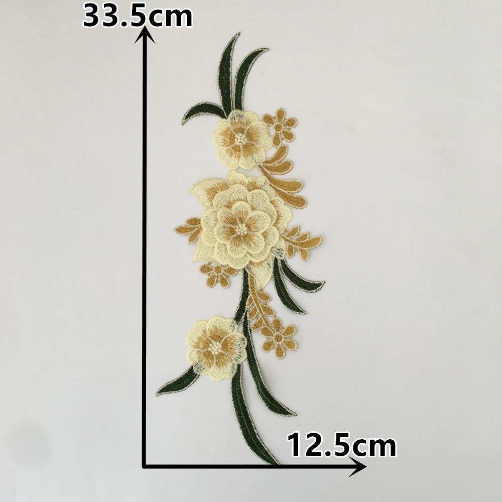 Embroidery Ethnic Wind And Water Soluble Three-Dimensional Flowers, Lace Collar, Colorful Lace Lace Clothing Accessories