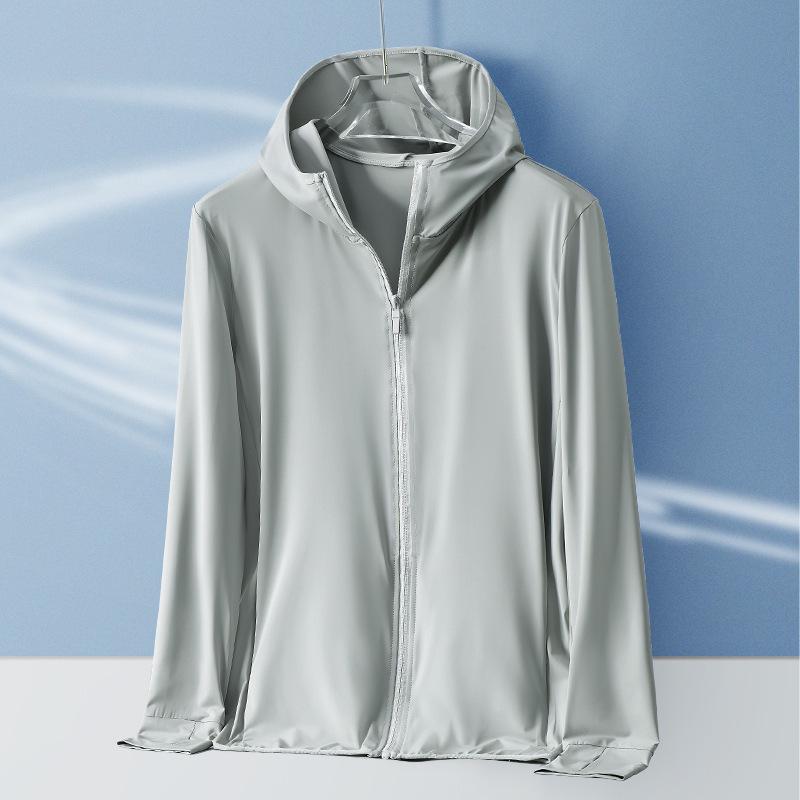 Ice Silk Sun Protection Jacket for Men & Women – Lightweight, Breathable, Trendy Outdoor Skin Coat for Cycling & Fishing.