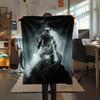 1 szt. Koc Flanelowy z Nadrukiem Skyrim, Wysoka jakość, Wygodny na Wszystkie Pory Roku, Wystrój Domu, Ciepło i Komfort, Idealny na Prezenty Świąteczne167