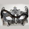 Halloween Costume Party Dress Princess Mask Venice Metal Rhinestone Half  Face Mask