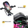 Waterproof Front Handlebar Bag with Sunshade & Touch Screen for Navigation