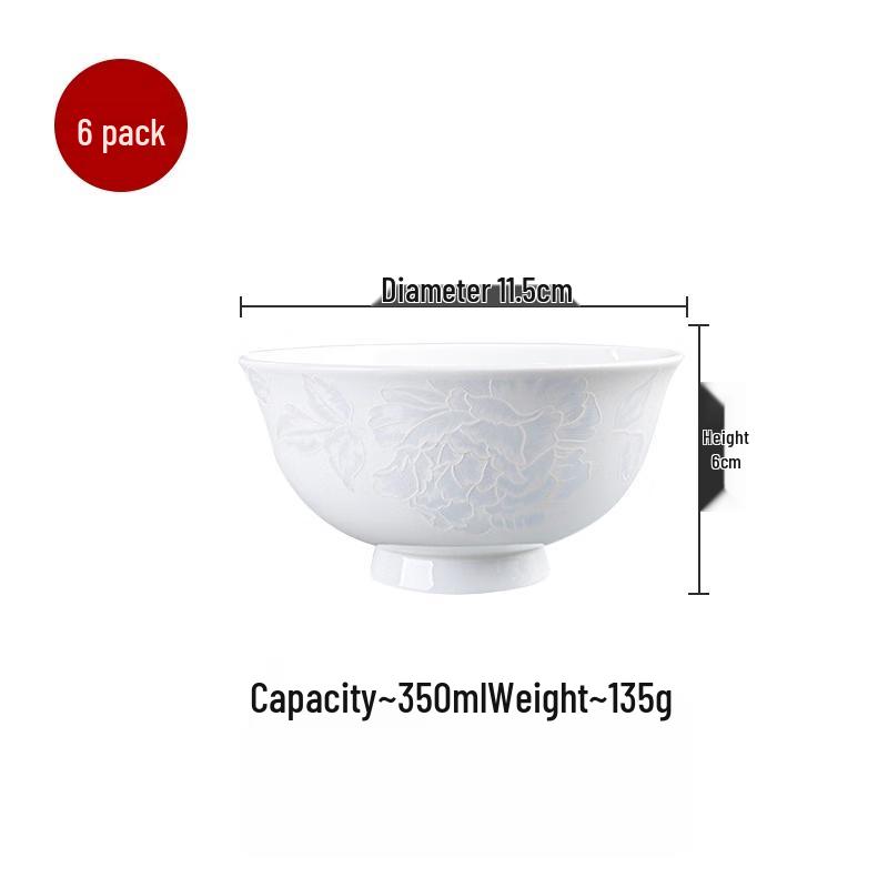 

Wuhe Bone China High-Footed Bowls