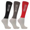 HYCONIC Unisex Adult Contrast Socks (Pack of 3)