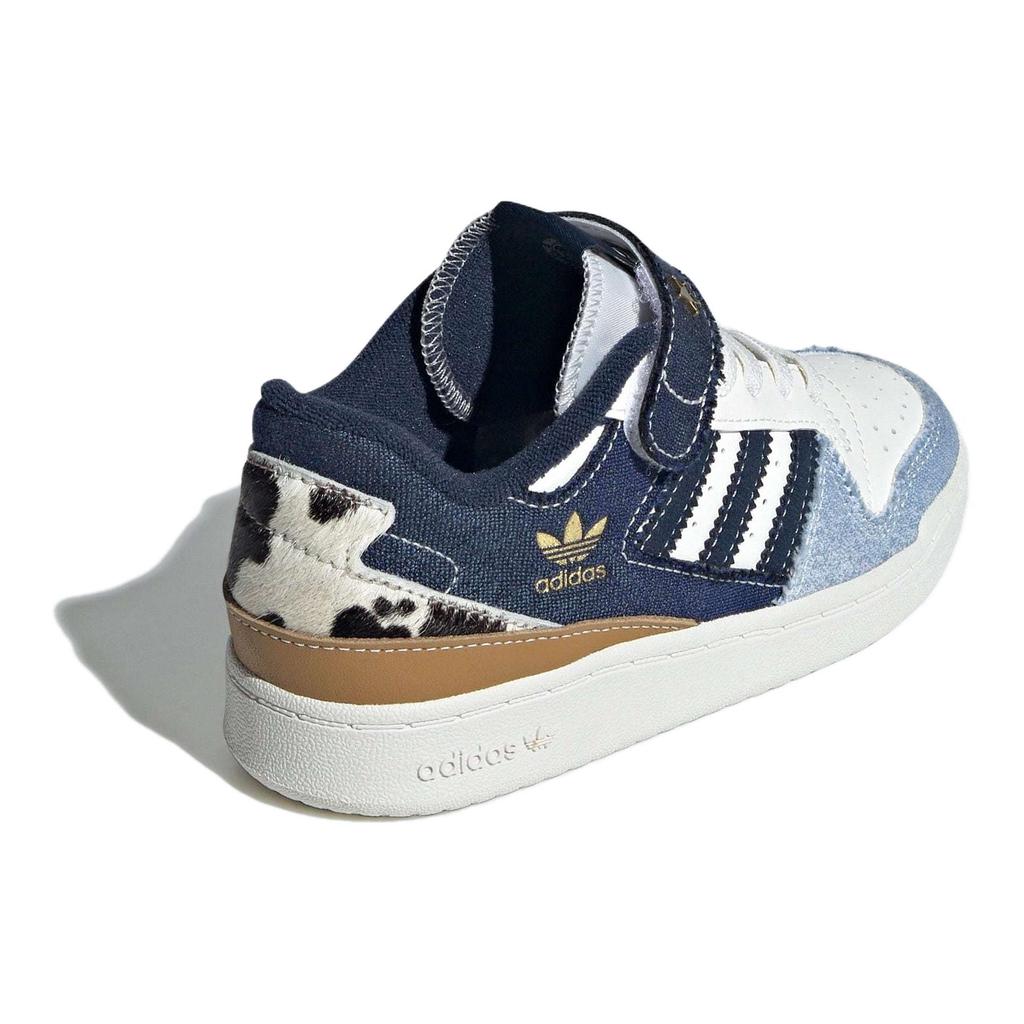 adidas Originals Forum Άνετα Ευέλικτα Ανθεκτικά Χαμηλού Προφίλ Παιδικά Παπούτσια Skate Παιδικά Αθλητικά Παπούτσια Μπλε Λευκό Μαύρο IH3288
