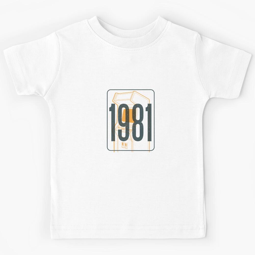 Game Console 1981 - 80s Retro Birthday Nostalgia Kids T-Shirt 120