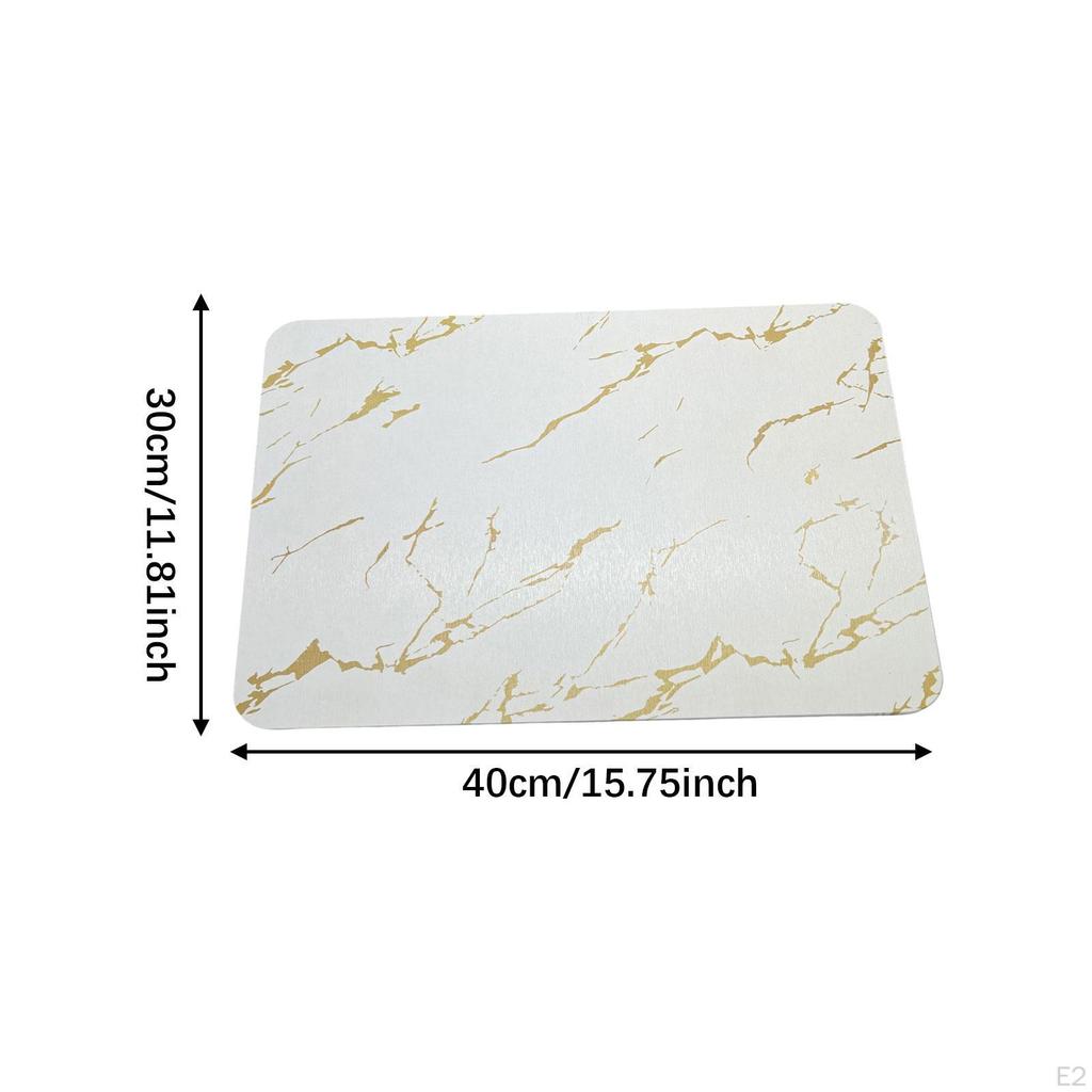 Podložka pod hrnek a hrnek Kuchyňská podložka na pult Diatomová hlína Opakovaně použitelná 30cmx40cm Prostírání na jídelní stůl Podložka pod nádobí