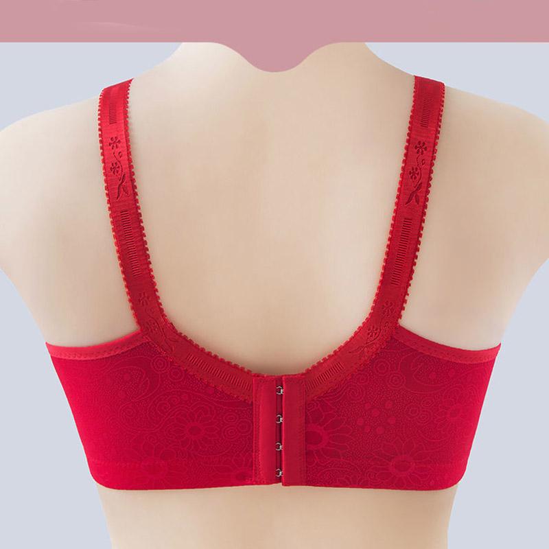Comodo Morbido Taglia Grande Sottile Senza Ferretto Senza Raccolta Magnetica Anti-cedimento Reggiseno da Donna