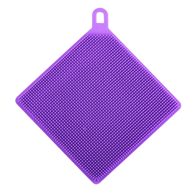 Silicone Dishwashing Brush for Cleaning, Thickened Dishwashing Cloth for Cleaning and Stain Removal, and Kitchen Cloth for Wiping