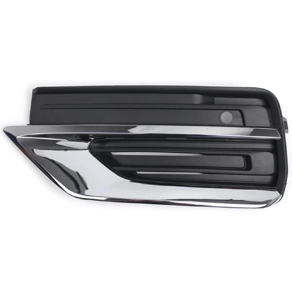1pc Left/Right Car Front Lower Bumper Grilles Trim Chrome Cover 31663539 31663514 Compatible For Volvo XC90 2020 2021 2022 2023 2024 Parts(Left 1pc)