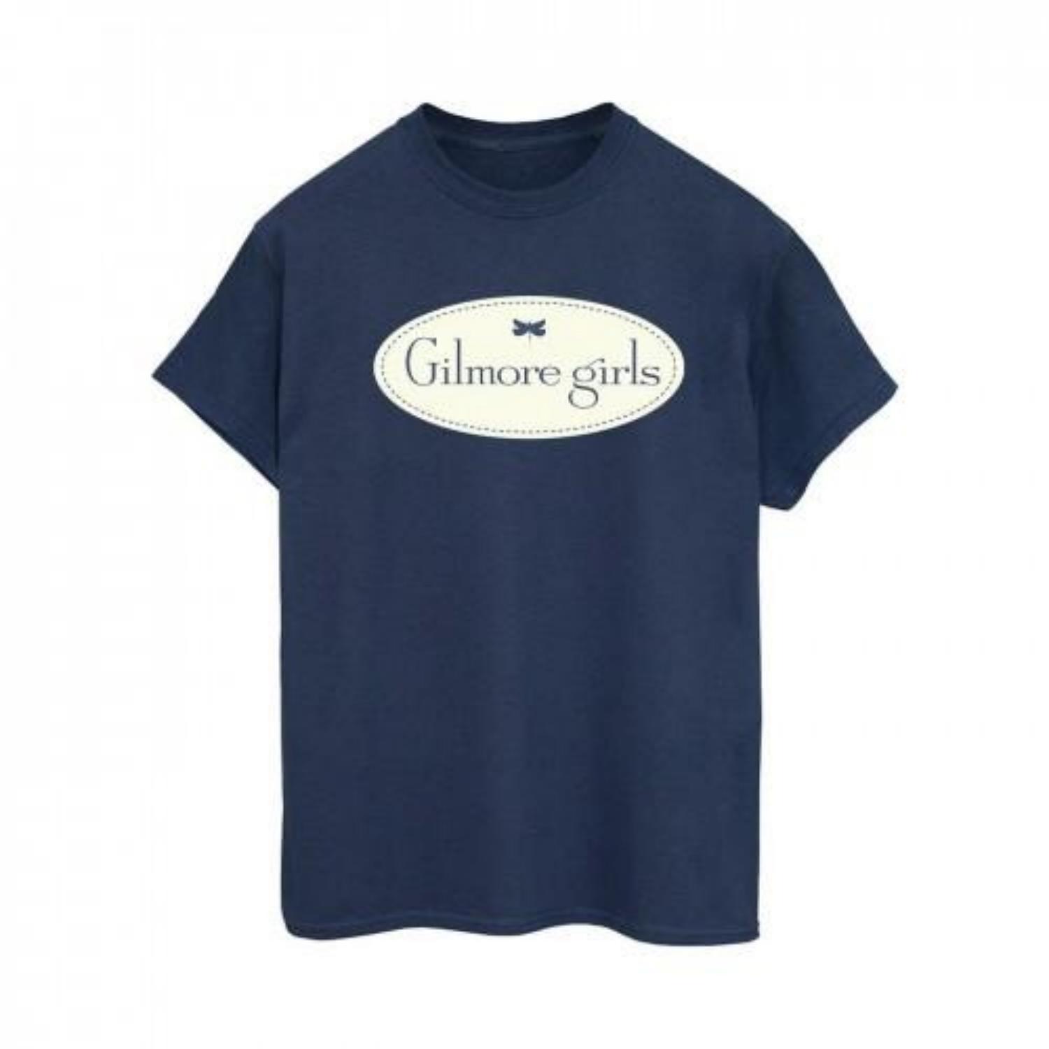 Gilmore Girls Womens_Ladies Classic Logo Cotton Boyfriend T-Shirt XXXXL