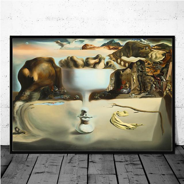 Famous Surrealism Canvas Paintings By Salvador Dali Wall Art Posters and Prints Wall Art Pictures for Living Room Home Decor