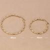 LUMINA Fine Jewelry Trendy Classic Circle Gold Earrings 40mm Wide Spiral Au750 Pure Gold Hoops 18k Earrings Real Gold