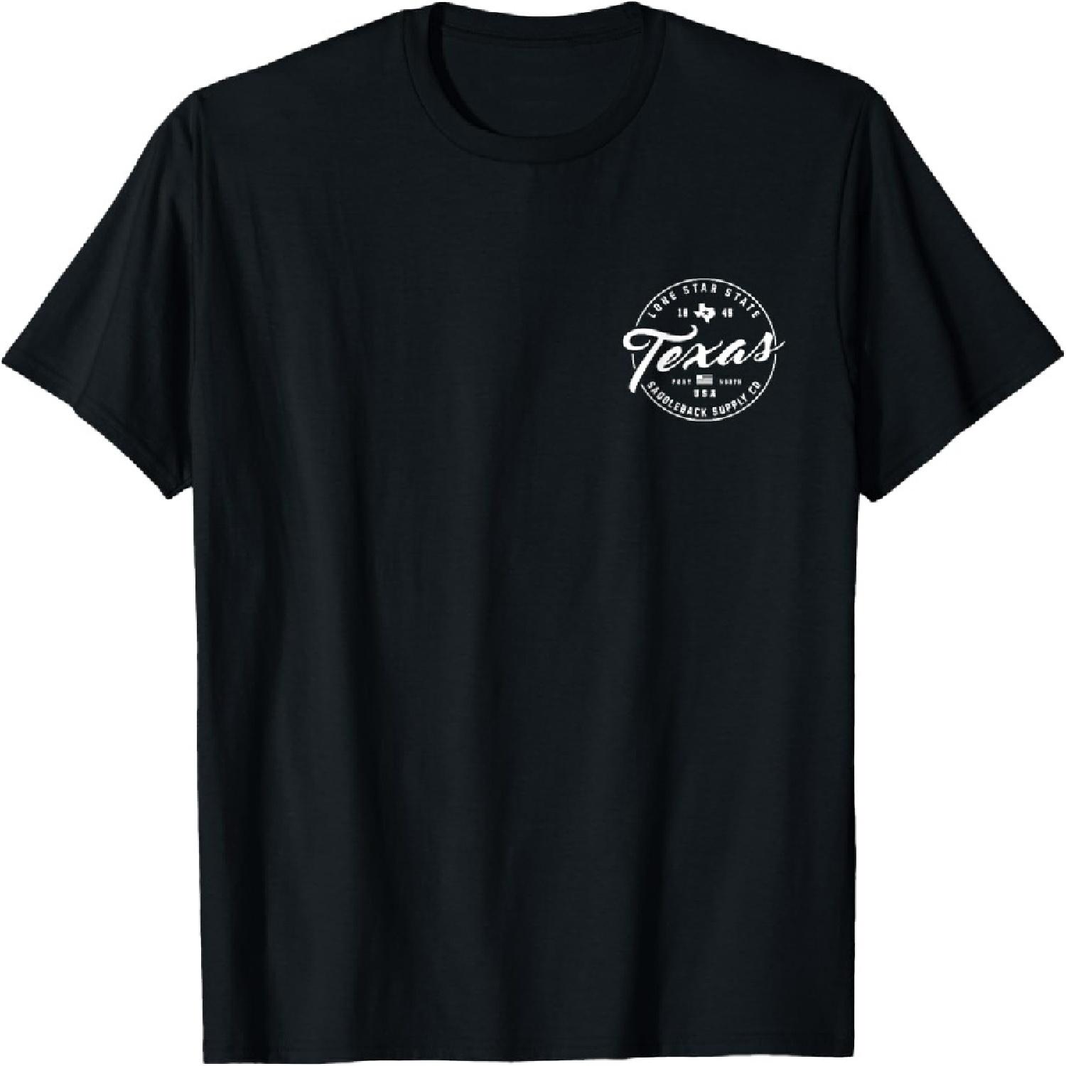 Saddleback ol  Texas White Logo Lightweight, Graphic T-Shirt S