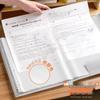 Large Capacity Test Paper Storage Bag with Transparent Insert Pages for Students