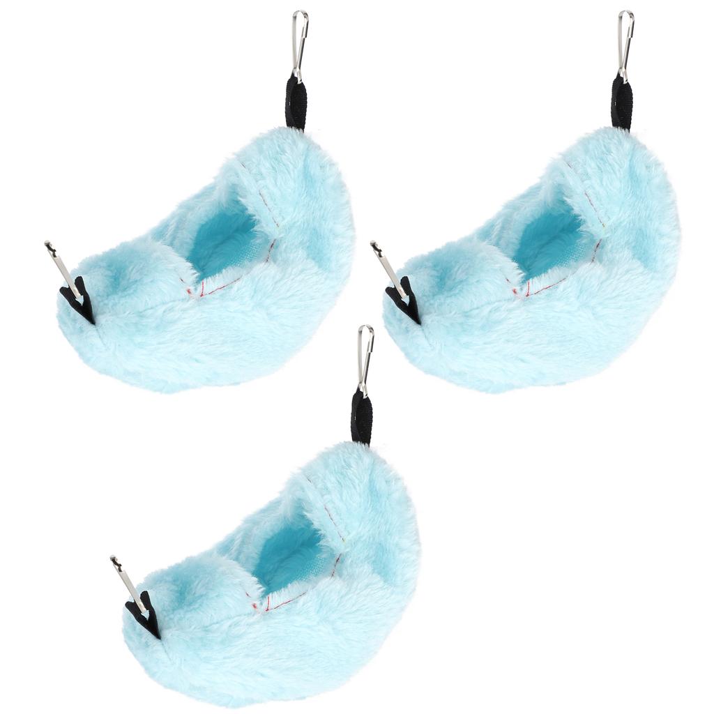 3 Sets Parrots Cage Bird Tent Bed House Hanging Hammock Hamster Nests Small Animals Accessories