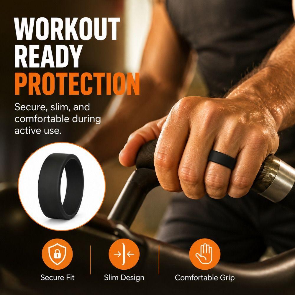 Soft Silicone Cover Elastic Protective Case Protector for Oura Ring 5 Working Out Smart Ring
