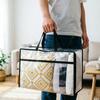Large Capacity Transparent Waterproof Storage Bag for Clothes and Quilts