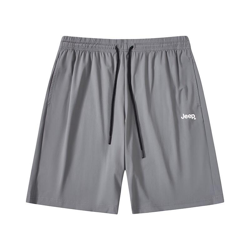 JEEP Men s Summer Casual Breathable Straight-Fit Shorts XL