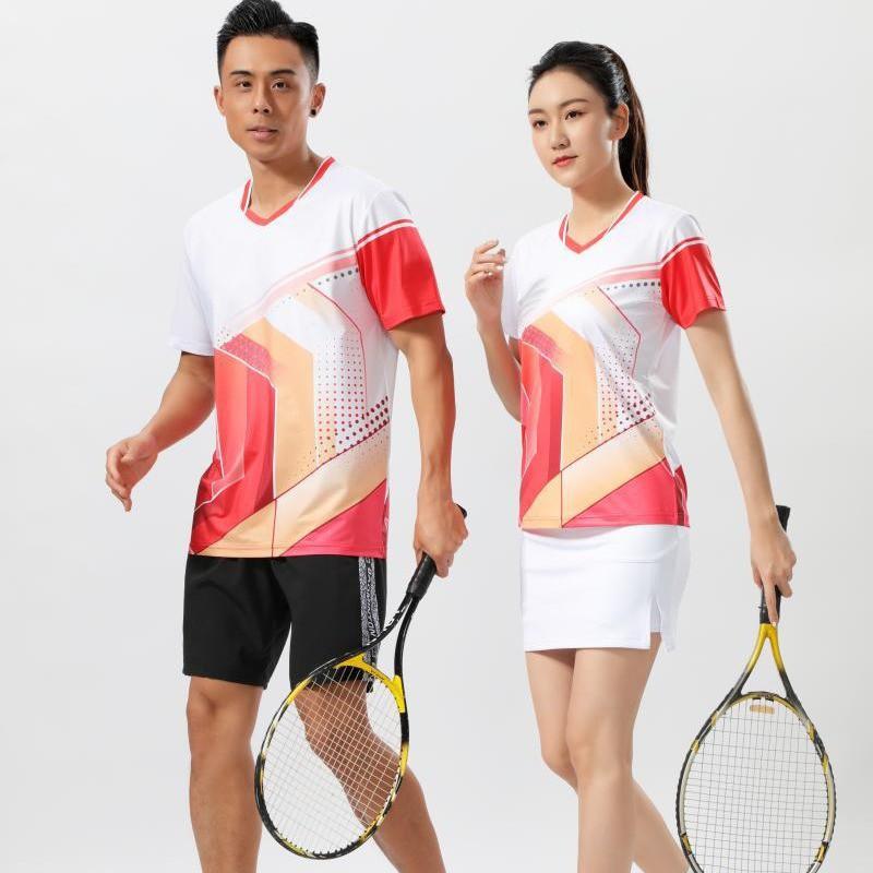 Breathable Sport Jersey Set Badminton Tennis Table Kids Adults Unisex Training Wear