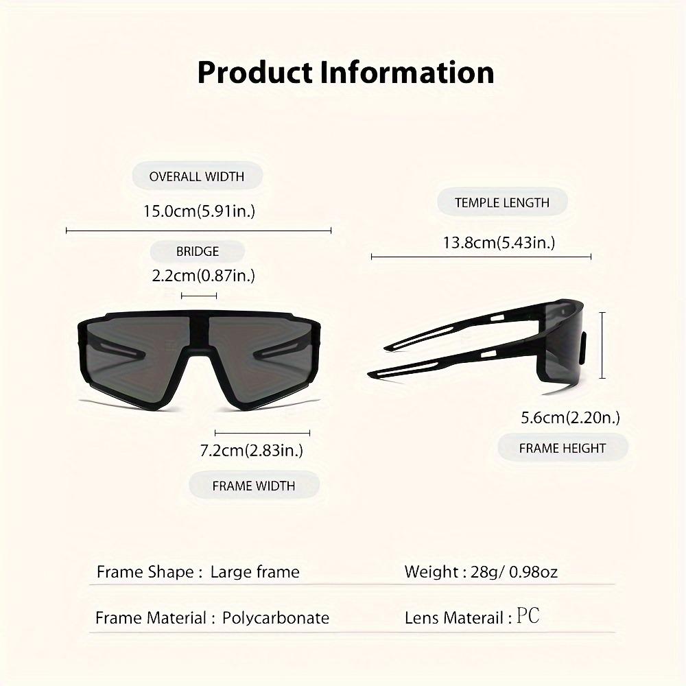 2 Pairs of Men's Fashionable Glasses with Large Frame Design Suitable for Both Men and Women To Wear