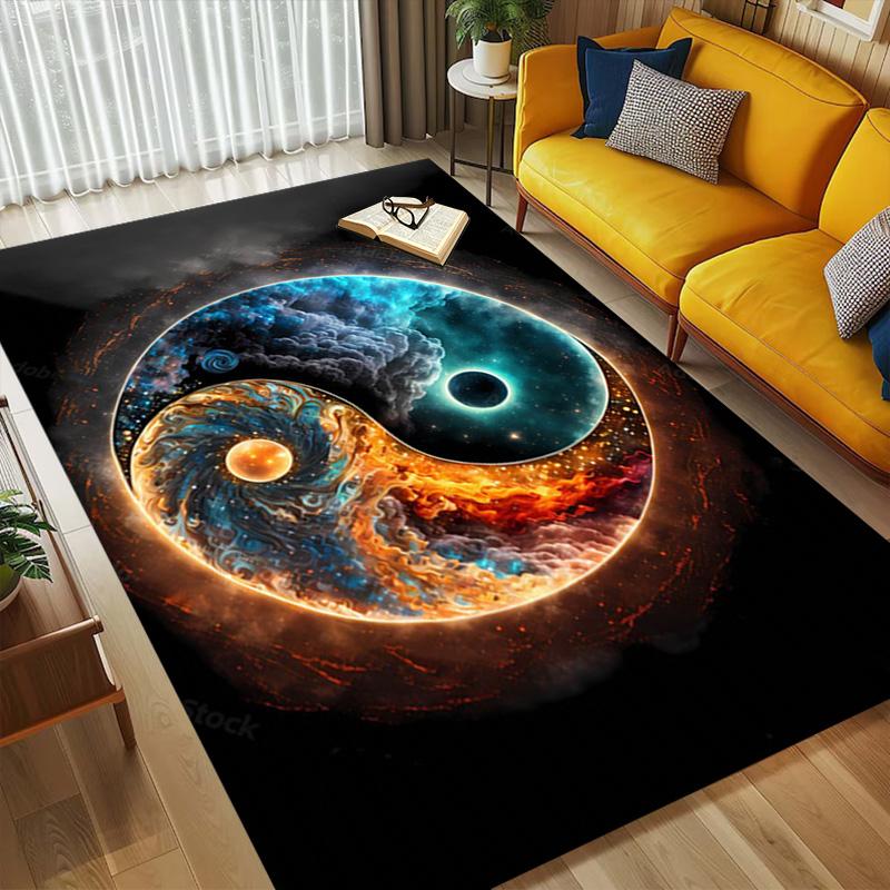 Yin Yang Universe Living Room Nonslip Area Rug Soft Carpet For Bedroom Game Playroom Sofa Office Home Decor Doormat Christmas Gift C9302611