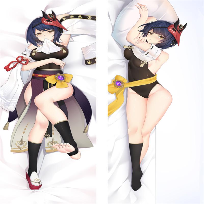 

60x180 см игра Genshin Impact Kujo Sara наволочка аниме Dakimakura постельные принадлежности для спальни косплей наволочка обнимающая подушка для тела