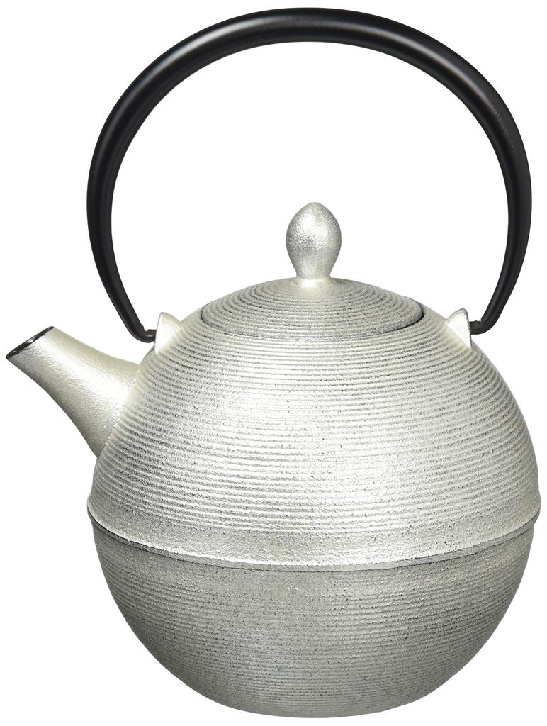 Nambu Tekki Hinomaru Silver Iron Teapot 10076