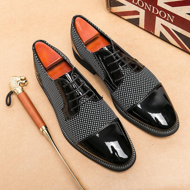 Business Leather Shoes For Men Autumn Luxury Comfortable Flats Black Office Career Casual Shoe Non Slip Zapatos Hombre